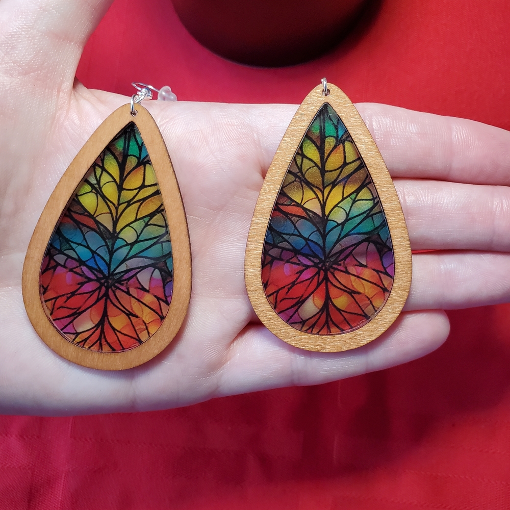 Colorful Teardrop Earrings